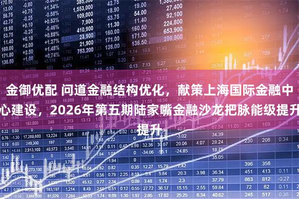 金御优配 问道金融结构优化，献策上海国际金融中心建设，2026年第五期陆家嘴金融沙龙把脉能级提升