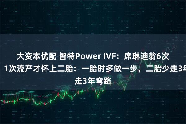 大资本优配 智特Power IVF：席琳迪翁6次促排、1次流产才怀上二胎：一胎时多做一步，二胎少走3年弯路